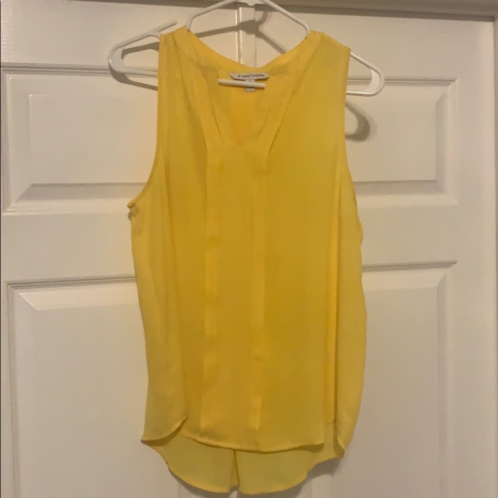 Yellow tank Hawthorn sz Small Blouse
